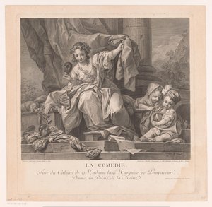Allegorie auf die Komödie von Manuel Salvador Carmona