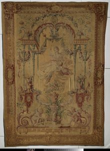 Wandteppich, der Venus darstellt, Symbol des Frühlings