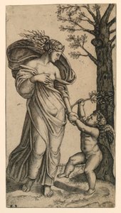 Die Versöhnung von Minerva und Amor