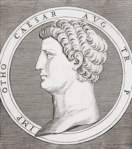 Otho, Römischer Kaiser von Marcantonio (after) Raimondi
