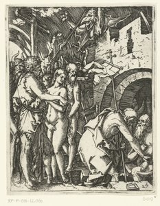Christus verlässt die Hölle und befreit Patriarchen und Propheten und andere