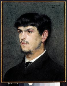Porträt des französischen Komponisten Claude Debussy von Marcel Andre Baschet