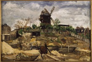 Le moulin de la Galette, um 1920 von Marcel Leprin