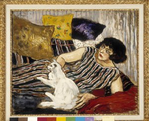 Suzanne Valadon und ihre Katze