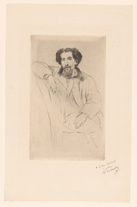 Porträt von Henri Charles Guérard