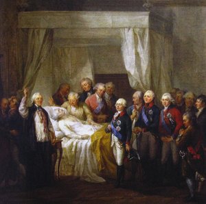 Der Tod von Stanislaw II. August Poniatowski, nach 1798