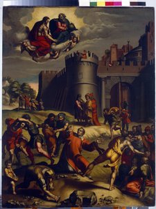 Das Martyrium des Heiligen Stephanus von Marcello Venusti