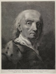 Porträt des Malers Giovanni Battista Piazzetta von Marco Alvise Pitteri
