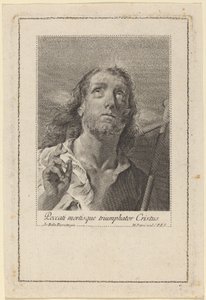 Peccati Mortisque Triumphor Christus von Marco Alvise Pitteri after Giovanni Battista Piazzetta