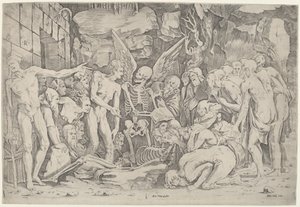 Die Skelette von Marco Dente, after Baccio Bandinelli