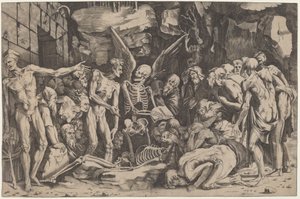 Die Skelette von Marco Dente, after Baccio Bandinelli