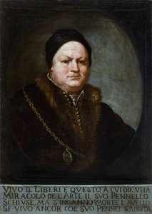 Porträt des Malers Pietro Liberi (1605-1687) von Marco Liberi
