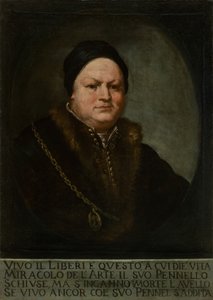 Porträt des Malers Pietro Liberi 1605-1687 von Marco Liberi