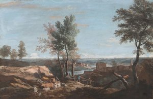 Weitläufige pastorale Landschaft von Marco Ricci