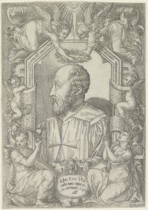 Porträt von Jean Parisot de La Valette, Großmeister des Malteserordens von Marco dell