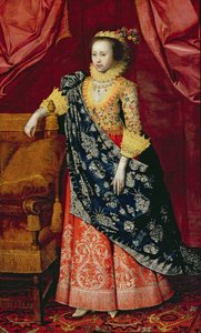 Porträt einer Dame, hier genannt Arabella Stuart