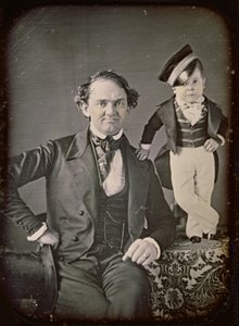 P.T. Barnum und General Tom Thumb von Marcus Aurelius Root