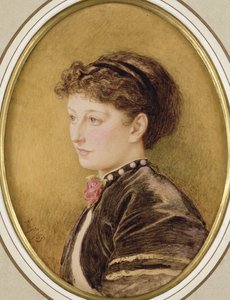 Kate Collins (geb. Dickens) 1865 von Marcus Stone