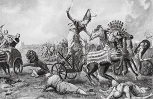Die Schlacht von Kadesch von Margaret (after) Dovaston