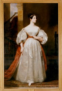 Gräfin Augusta Ada Lovelace 1815-1852, englische Mathematikerin und Schriftstellerin von Margaret Carpenter