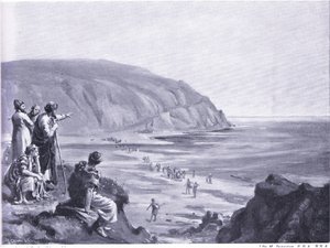 Ankunft der Gründer von Phönizien von Margaret Dovaston