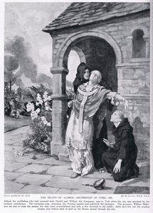 Der Tod von Aldred, Erzbischof von York AD1069 von Margaret Dovaston