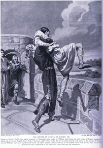 Der Tod von Conan von Rouen 1090 n. Chr. von Margaret Dovaston