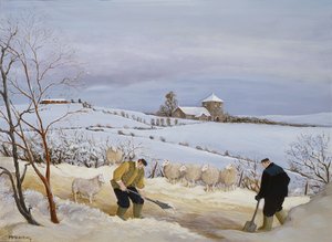 Schneeräumen von Margaret Loxton