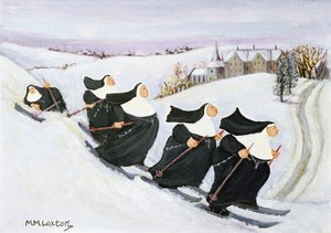 Skifahren von Margaret Loxton