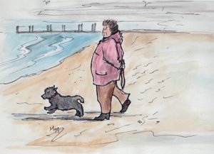 Mit dem Hund spazieren - 03