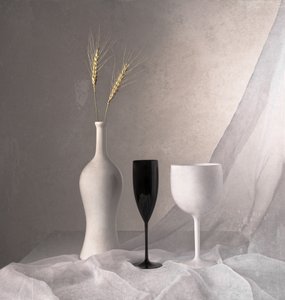 Elegantes monochromes Stillleben von Margareth Perfoncio