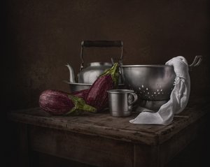 Stimmungsvolles Küchenstillleben von Margareth Perfoncio
