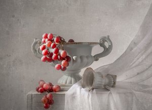 Rote Trauben Stillleben von Margareth Perfoncio