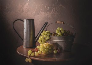 Vintage Traubenernte
