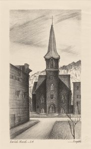 Dänische Kirche, San Francisco von Marguerite Redman Dorgeloh