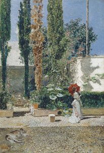 Garten des Hauses Fortuny, 1872 von Marià Fortuny