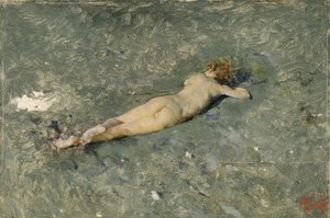 Akt am Strand von Portici