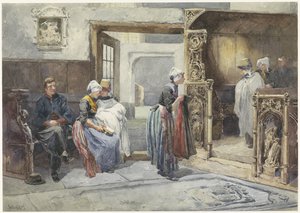 Nach der Taufe von Mari ten Kate