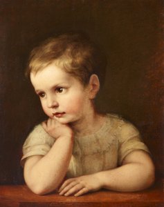 Kinderporträt (Natalie Stuntz, Nichte der Künstlerin) von Maria Elektrine (Freifrau von) Freyberg( Eisenberg)