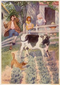 Illustration zur Geschichte von Rip Van Winkle