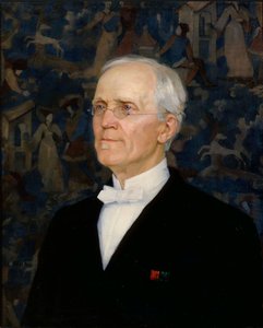 Porträt von B. O. Schauman von Maria Wiik