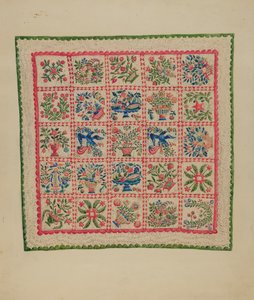 Applikationsquilt von Marian Curtis Foster
