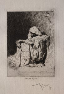 Sitzender Araber von Mariano Fortuny y Marsal