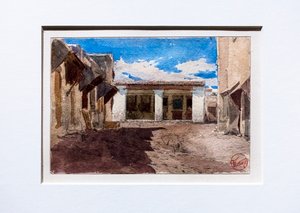 Einkaufsstraße in Marokko, um 1862 von Mariano Fortuny