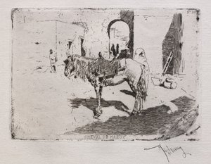 Pferd aus Marokko von Mariano Fortuny y Carbó