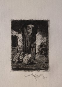 Tanger, sitzende Araber