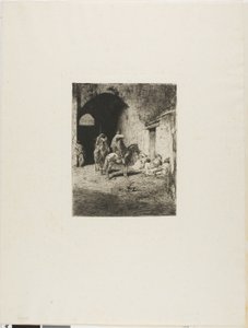 Wache der Kasbah in Tetuan von Mariano Fortuny y Marsal
