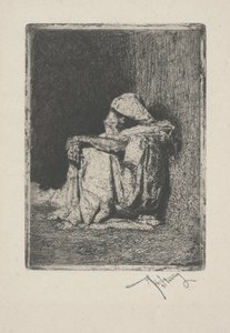 Sitzender Araber