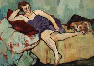 Marie Coca mit Arbi, 1927