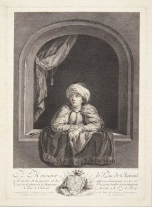 Ein Junge mit Turban am Fenster von Marie Louise Adélaïde Boizot